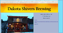 Desktop Screenshot of dakotashiversbrewing.com