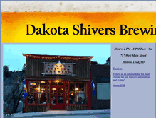 Tablet Screenshot of dakotashiversbrewing.com